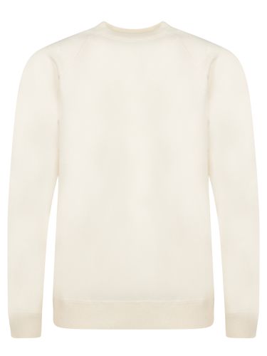 Herno Chalk White Cashmere Jumper - Herno - Modalova