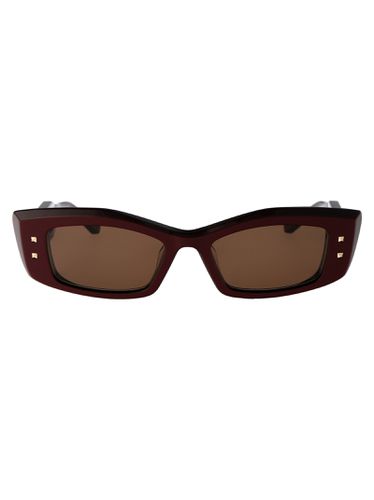 V - Quattro Sunglasses - Valentino Eyewear - Modalova