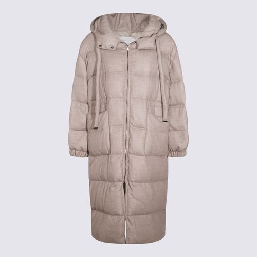 Antonelli Beige Wool Down Jacket - Antonelli - Modalova