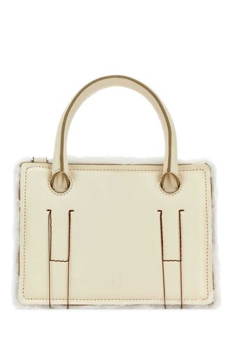 Ivory Leather Mini Otto Handbag - Dentro - Modalova