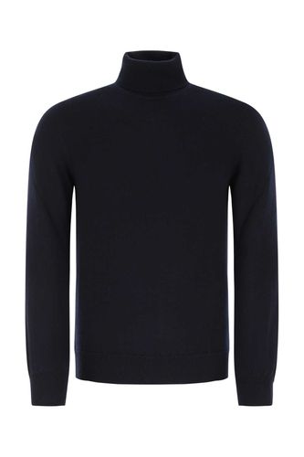 Midnight Blue Cashmere Sweater - Fedeli - Modalova