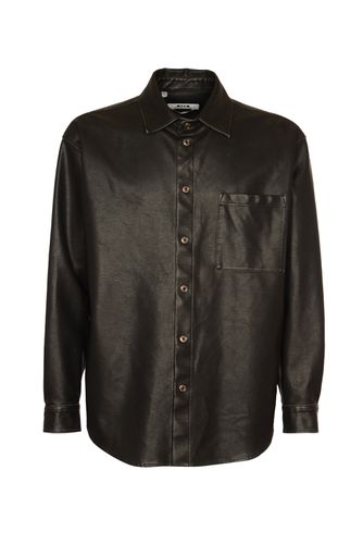 MSGM Long Sleeved Press-stud Shirt - MSGM - Modalova