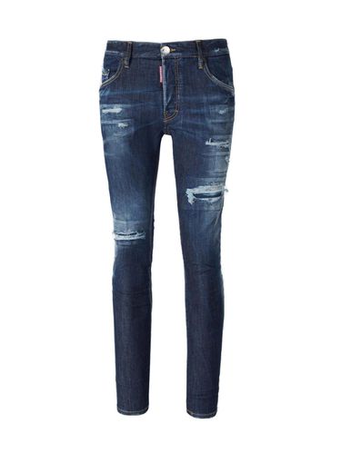 Distressed-finish Tapered-leg Skinny Jeans - Dsquared2 - Modalova