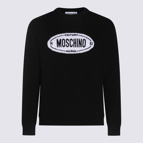 Moschino Black Wool Knitwear - Moschino - Modalova