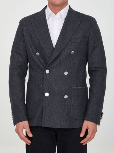 Tonello Grey Wool Jacket - Tonello - Modalova