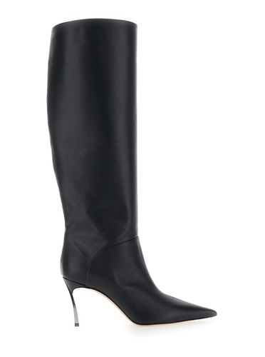 Superblade Knee-high Boots With Stiletto Heel In Leather Woman - Casadei - Modalova