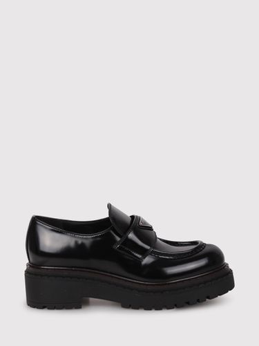 Monolith Loafers In Brushed Leather - Prada - Modalova