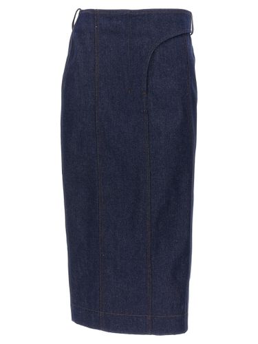 La Jupe De-nîmes Obra High Waist Skirt - Jacquemus - Modalova