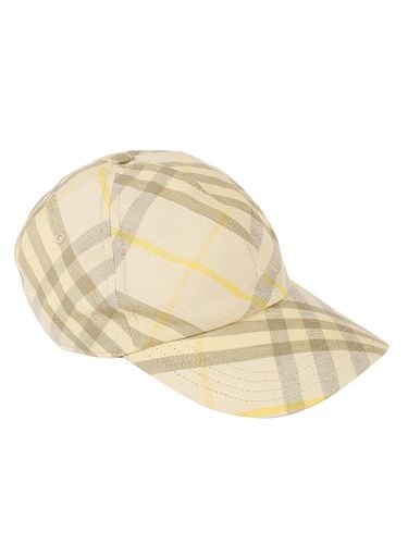 Burberry Check Baseball Cap - Burberry - Modalova