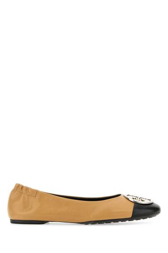 Camel Nappa Leather Claire Ballerinas - Tory Burch - Modalova