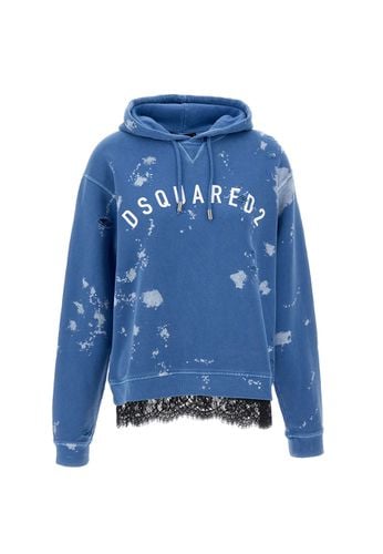 Goth Foam Hoodiecotton Sweatshirt - Dsquared2 - Modalova