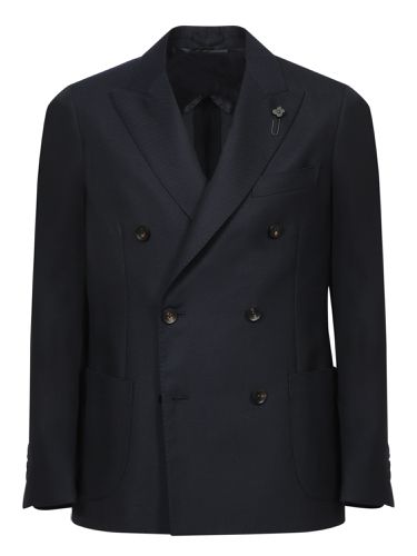 Double-breasted Wool Jacket - Lardini - Modalova