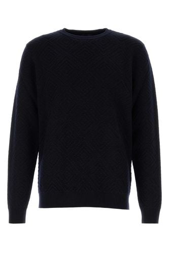 Midnight Wool Blend Sweater - Giorgio Armani - Modalova