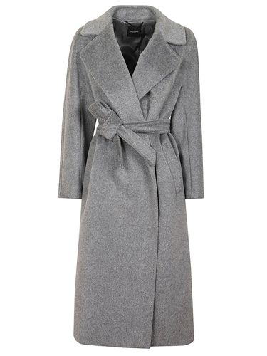 Tempera Belted Long-sleeved Coat - Weekend Max Mara - Modalova