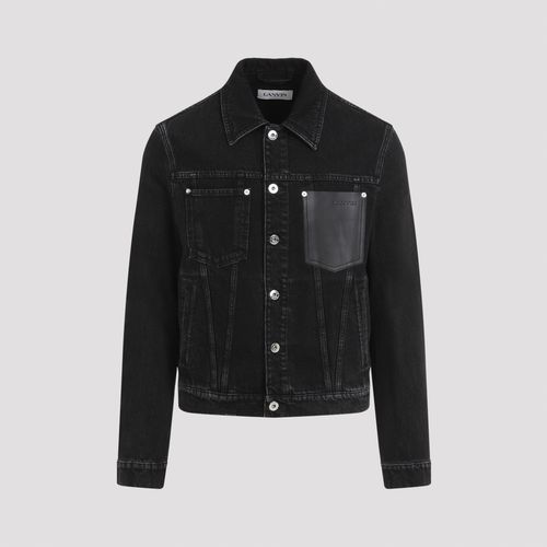 Lanvin Leather Detail Jacket - Lanvin - Modalova