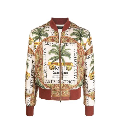 AMIRI Printed Silk Jacket - AMIRI - Modalova