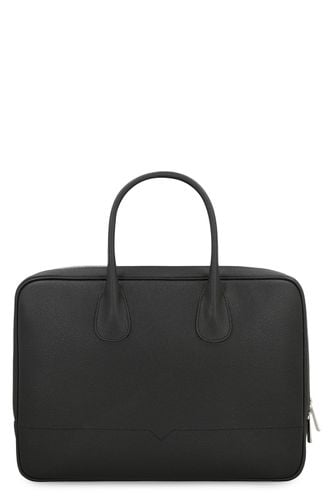 Valextra My Logo Leather Briefcase - Valextra - Modalova