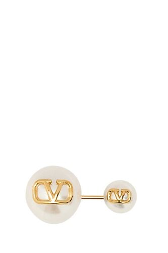 Ivory Pearls Brooch - Valentino Garavani - Modalova