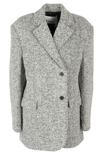 Herringbone Boxy Blazer - REMAIN Birger Christensen - Modalova