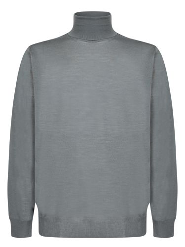 Sugar Paper High Neck Wool Sweater - Canali - Modalova