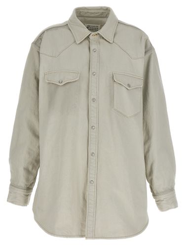 Selvedge Denim Shirt - Maison Margiela - Modalova