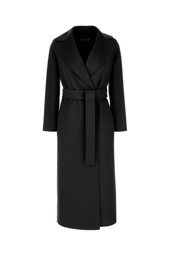 S Max Mara Black Wool Coat - 'S Max Mara - Modalova