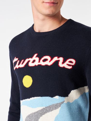 Man Crewneck Sweater With Turbone Jacquard Print - MC2 Saint Barth - Modalova