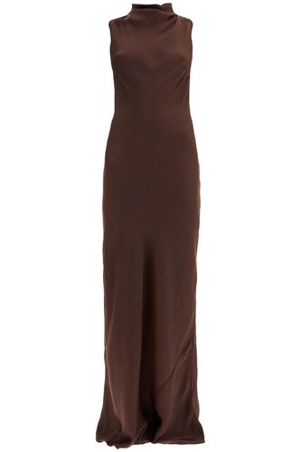 Long Satin And Lace Dress - Rotate by Birger Christensen - Modalova