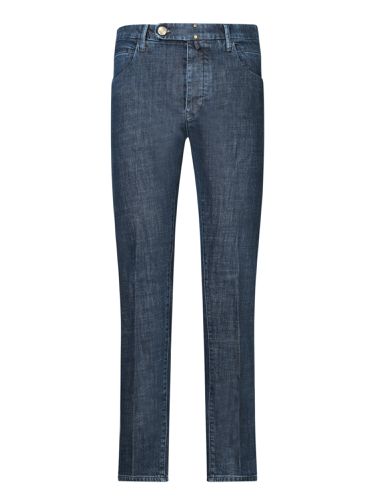 Incotex Tailored Blue Denim Jeans - Incotex - Modalova