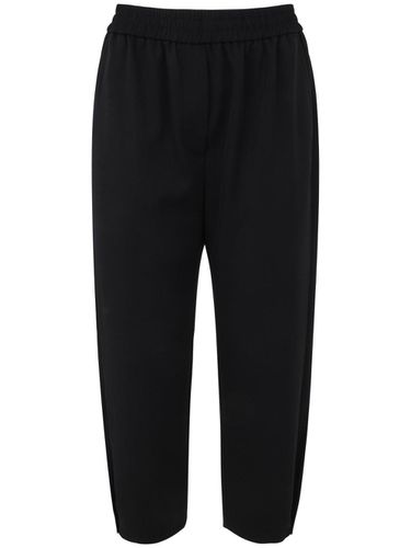 Elasticated-waist Cropped Trousers - Giorgio Armani - Modalova