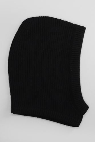 Hood Hats In Black Cashmere - Rick Owens - Modalova