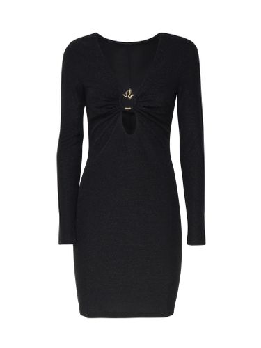 Fitted Minidress With Circle Snake Cut-out - Just Cavalli - Modalova