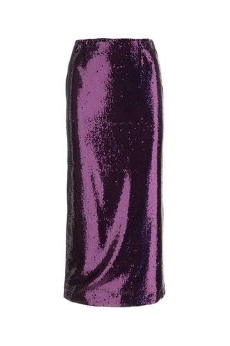 Purple Sequins Skirt - Philosophy di Lorenzo Serafini - Modalova