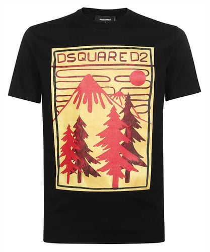 Dsquared2 Printed Cotton T-shirt - Dsquared2 - Modalova