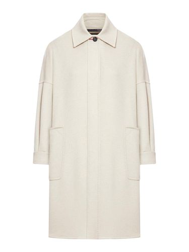 Button Detailed Long-sleeved Coat - Max Mara - Modalova