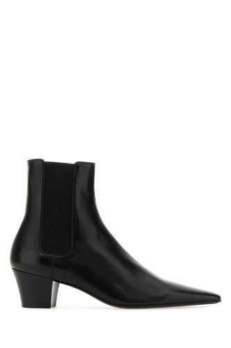 Rainer Chelsea Boots With Cuban Heel In Smooth Leather Man - Saint Laurent - Modalova