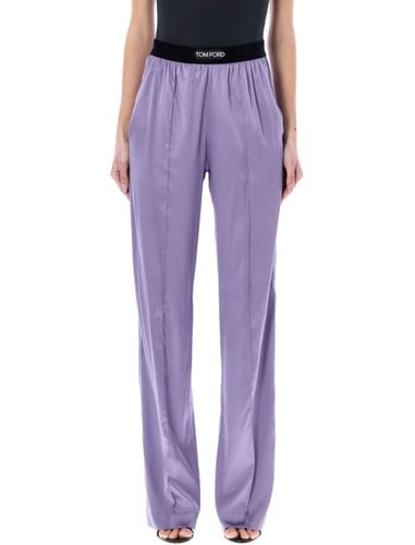 Tom Ford Silk Satin Pijama Pant - Tom Ford - Modalova