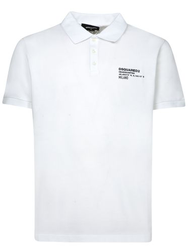 Logo Detailed Short-sleeved Polo Shirt - Dsquared2 - Modalova