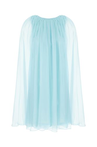 Light-blue Silk Mini Dress - Max Mara Pianoforte - Modalova