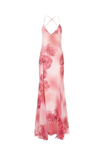 Blumarine Printed Silk Dress - Blumarine - Modalova