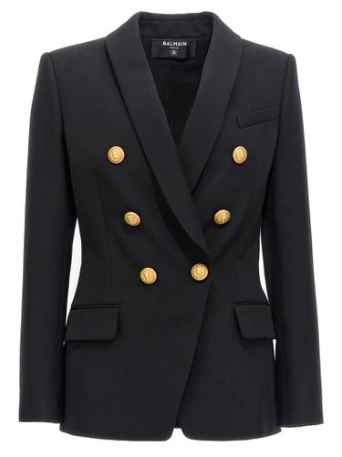 Double Breast Regular Blazer - Balmain - Modalova