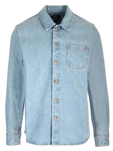 A. P.C. Vittorio Brodèe Poitrine Denim Overshirt - A.P.C. - Modalova