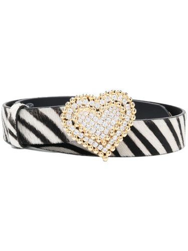 Heart Embellished Buckle Belt - Alessandra Rich - Modalova