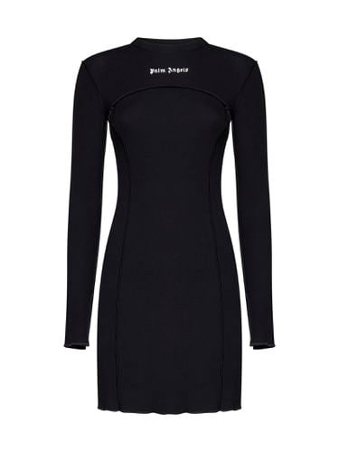 Palm Angels Double Layer Mini Dress - Palm Angels - Modalova