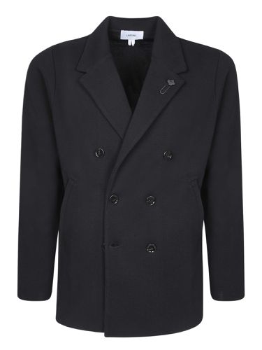 Lardini Black Wool Cardigan - Lardini - Modalova