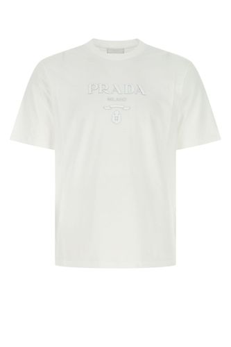 Prada White Cotton T-shirt - Prada - Modalova