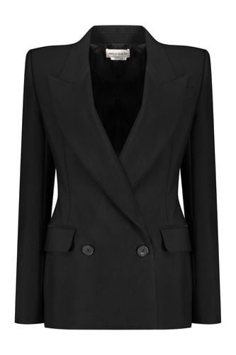 Double Breasted Blazer - Alexander McQueen - Modalova