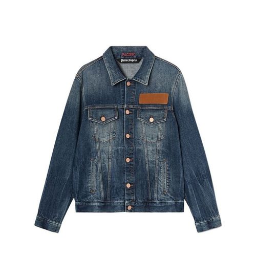 Palm Angels Denim Jacket - Palm Angels - Modalova