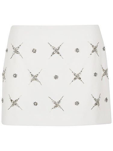 Embellished Double-layer Mini Skirt - Pinko - Modalova