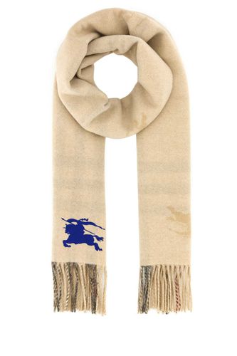 Sand Cashmere Reversible Scarf - Burberry - Modalova